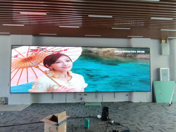 芙蓉P1.53led小间距屏安装案例